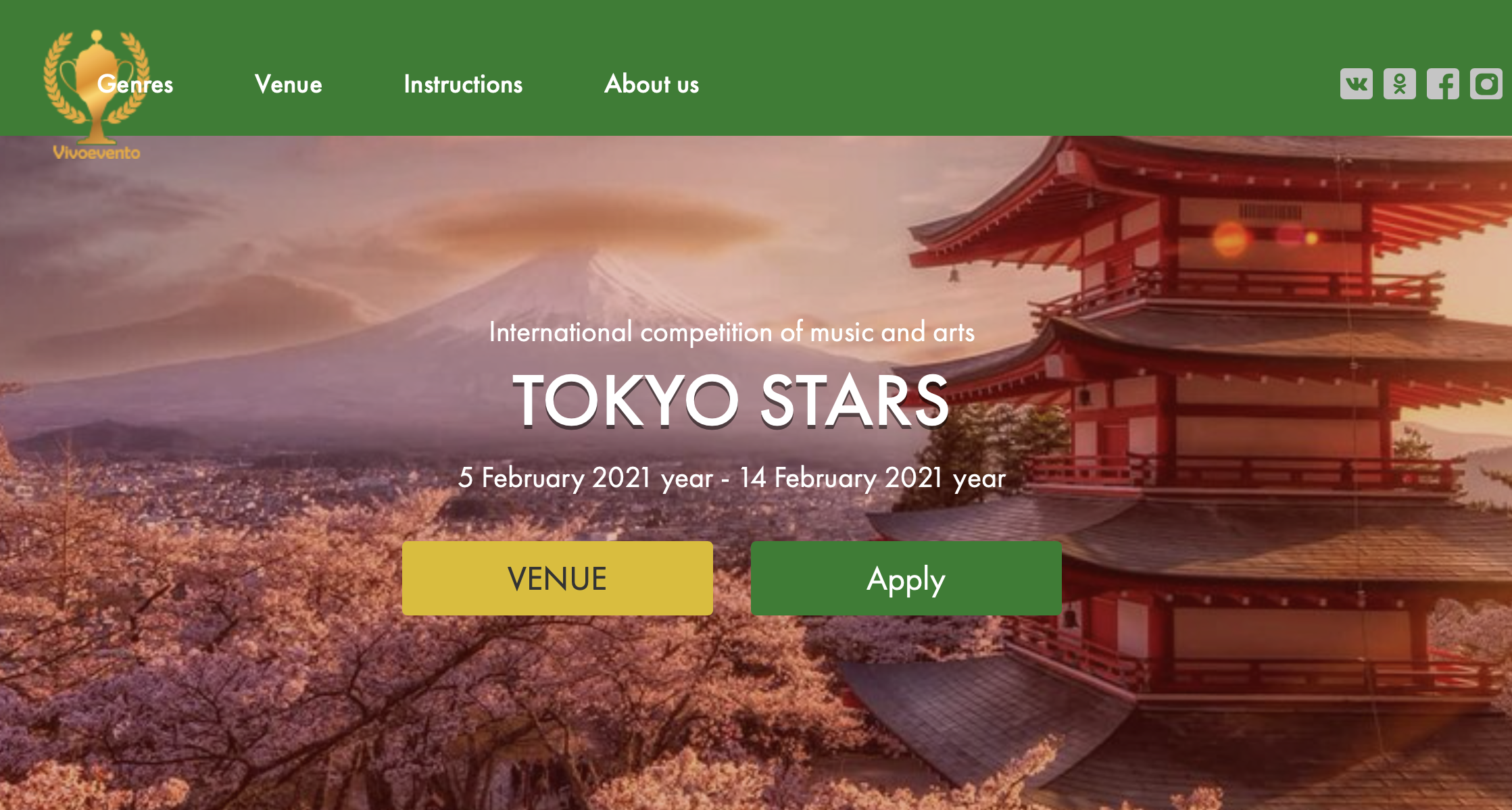 International Competition of Music and Arts “Tokyo Stars”